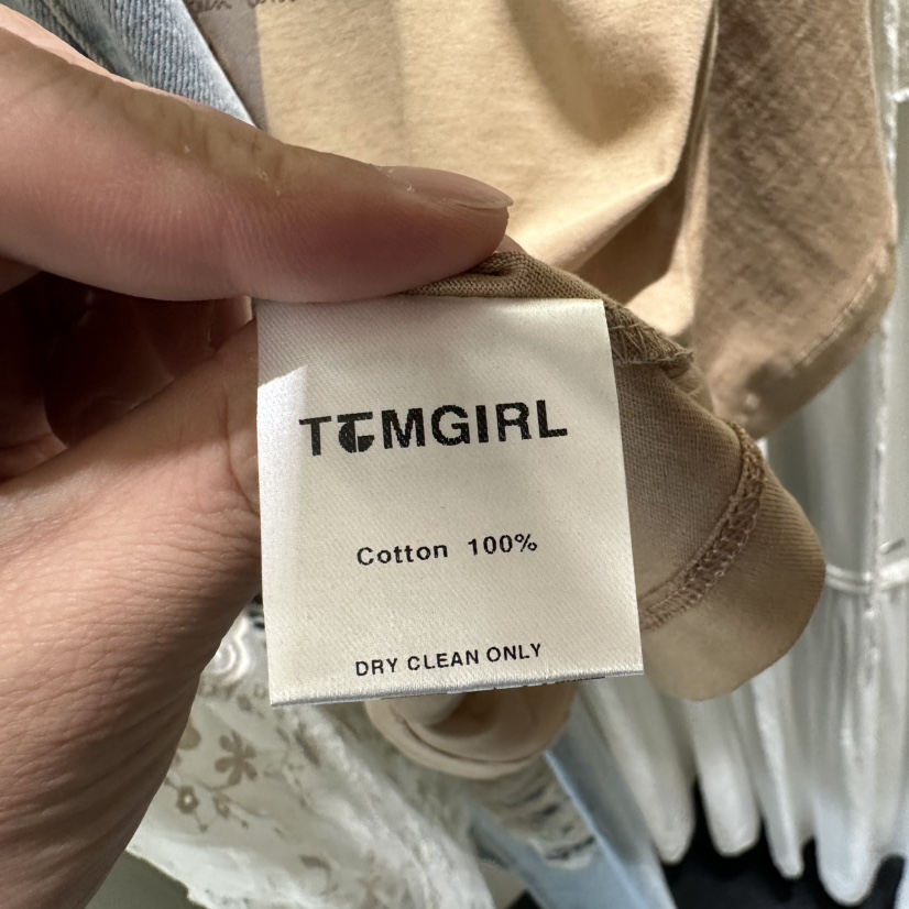 TOMGIRL韓國直郵實拍女裝新款休閑熱賣時尚26春夏推薦T恤TOMGIRLT恤