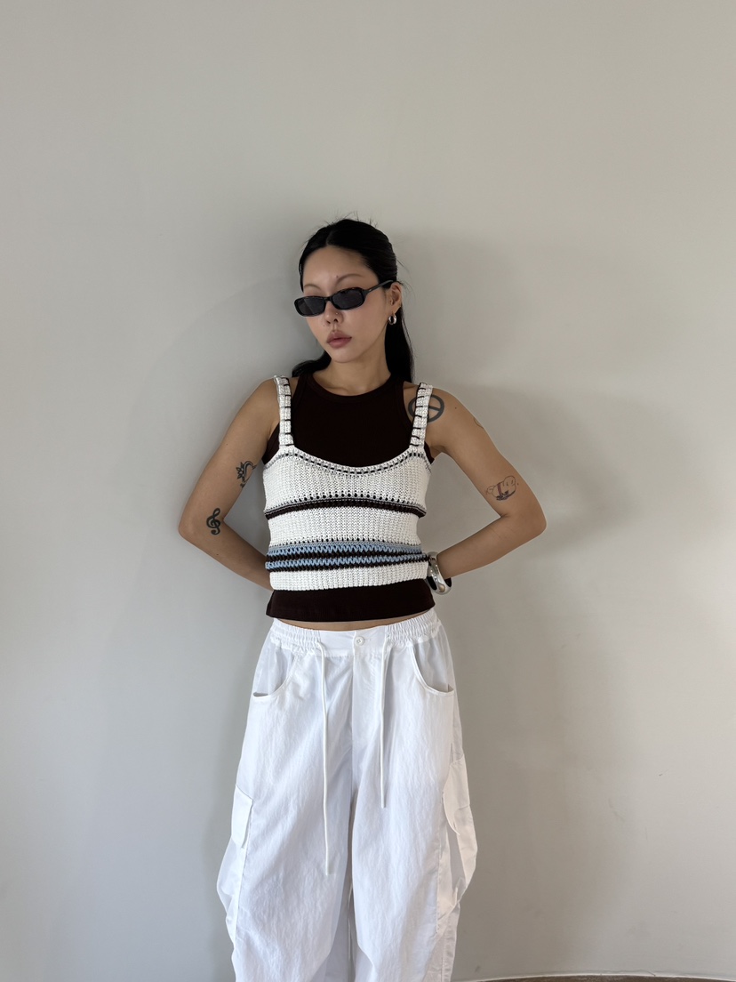 LIMLIMLIM韓國直郵實拍女裝新款休閑職業吊帶背心不含內搭LIM LIM LIM吊帶/背心