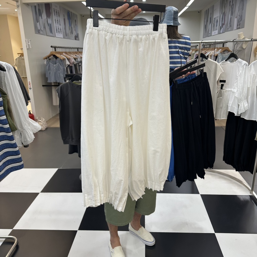 LADYBLACK/THE BLACK韓國直郵女裝新品職業人氣休閑褲亞麻LADYBLACK/THE BLACK休閑褲