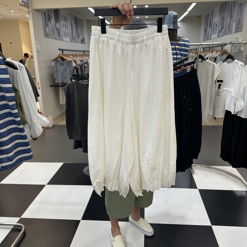 LADYBLACK/THE BLACK韓國直郵女裝新品職業人氣休閑褲亞麻LADYBLACK/THE BLACK休閑褲圖色1