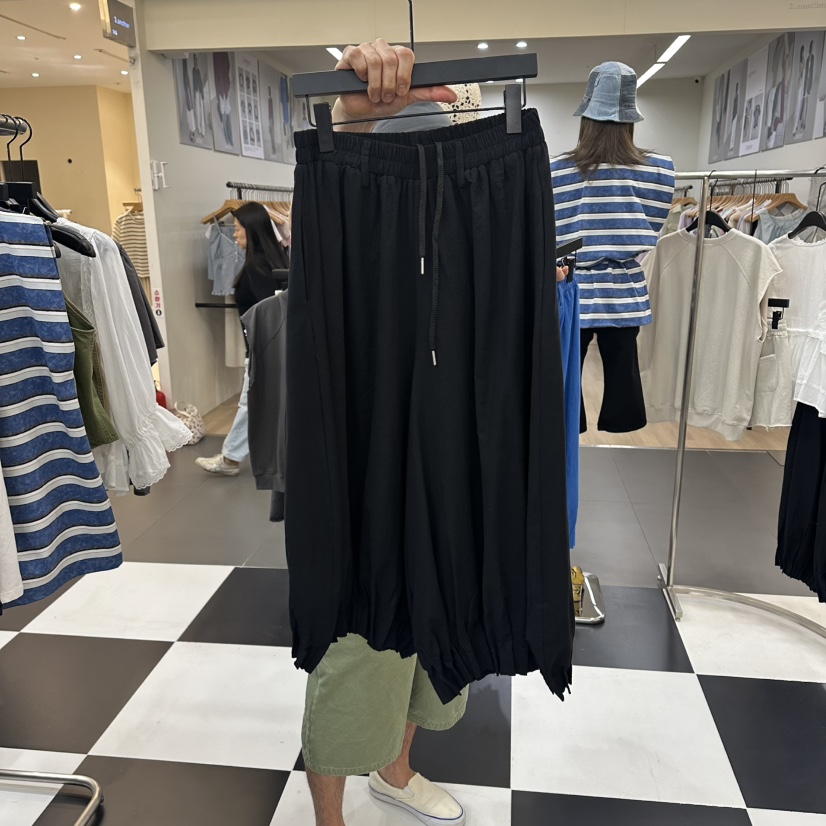 LADYBLACK/THE BLACK韓國直郵女裝新品職業人氣休閑褲亞麻LADYBLACK/THE BLACK休閑褲圖色5