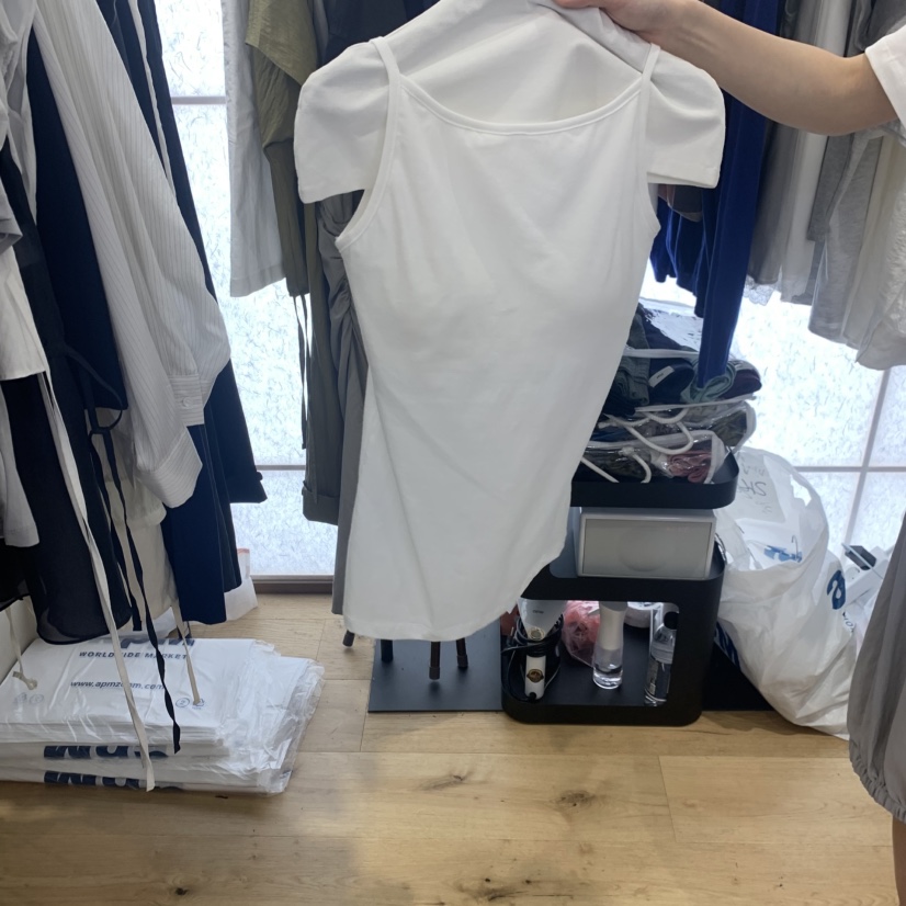 FLAT韓國東大門代購女士新品休閑26春夏26夏季吊帶背心無袖FLAT吊帶/背心圖色2