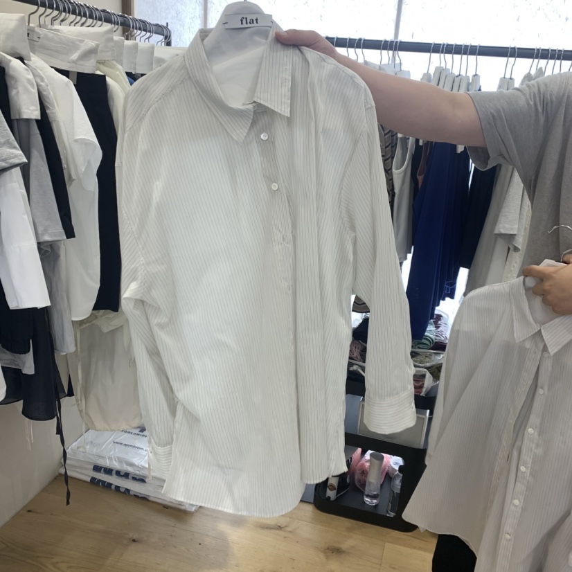 FLAT韓國東大門代購女士新款職業26春夏熱賣推薦襯衫蕾絲衫FLAT襯衫/蕾絲衫圖色2