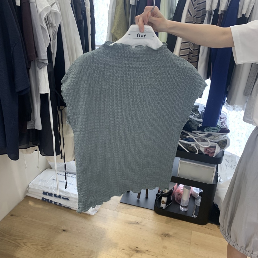FLAT韓國直郵實拍女士新品熱賣職業26夏季人氣時尚推薦T恤FLATT恤圖色2