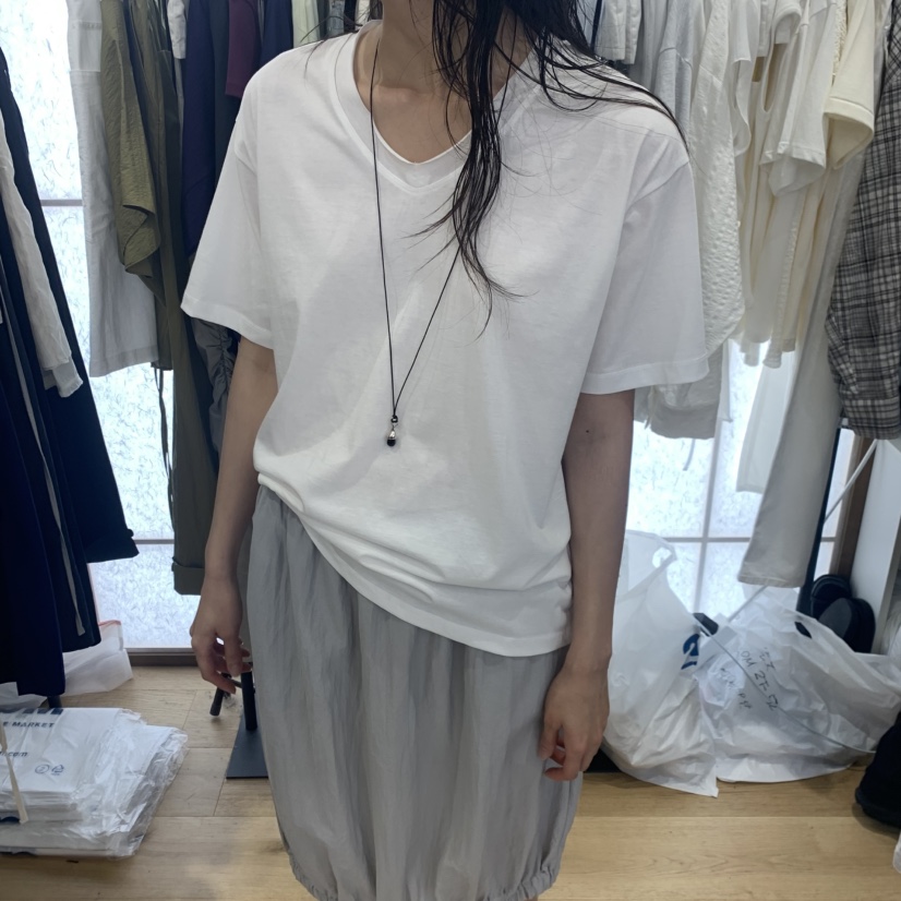 FLAT韓國東大門直郵女士新品時尚熱賣人氣26春夏26夏季T恤FLATT恤圖色1