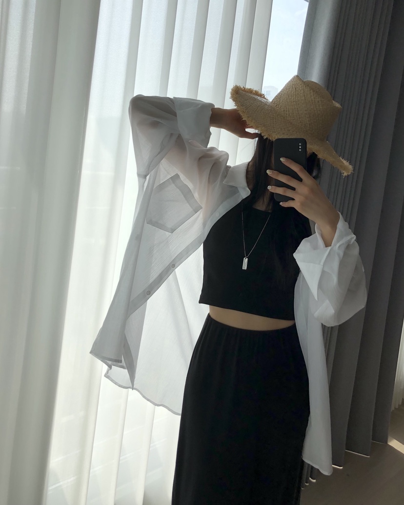 OKIE東大門實拍韓國女裝新品人氣26春夏熱賣時尚襯衫蕾絲衫OKIE襯衫/蕾絲衫