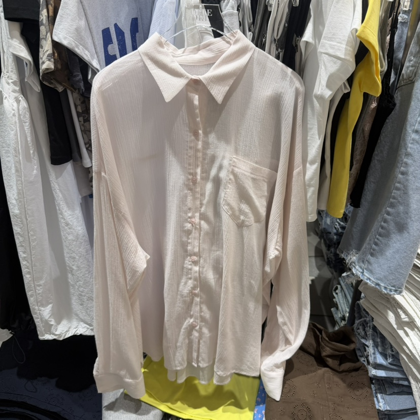OKIE東大門實拍韓國女裝新品人氣26春夏熱賣時尚襯衫蕾絲衫OKIE襯衫/蕾絲衫圖色3