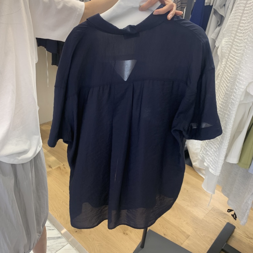 FLAT韓國直郵女士新品休閑職業26春夏26夏季熱賣襯衫蕾絲衫FLAT襯衫/蕾絲衫