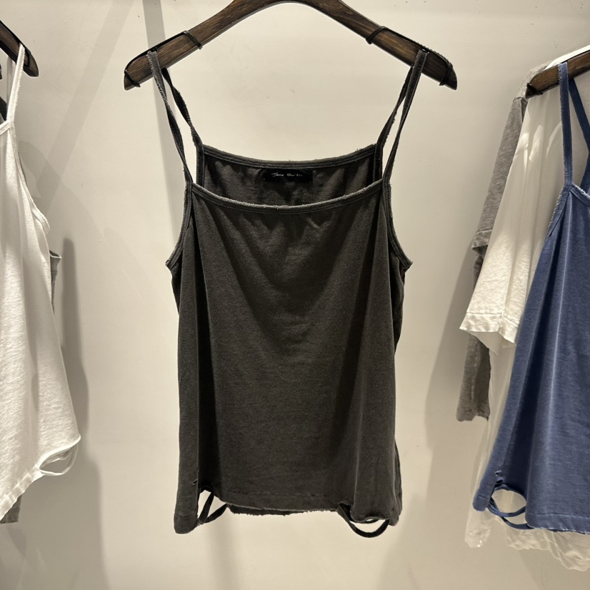 JANE BIRKIN韓國直郵女裝新品時尚休閑26春夏吊帶背心無袖JANE BIRKIN設計師品牌吊帶/背心圖色3墨色