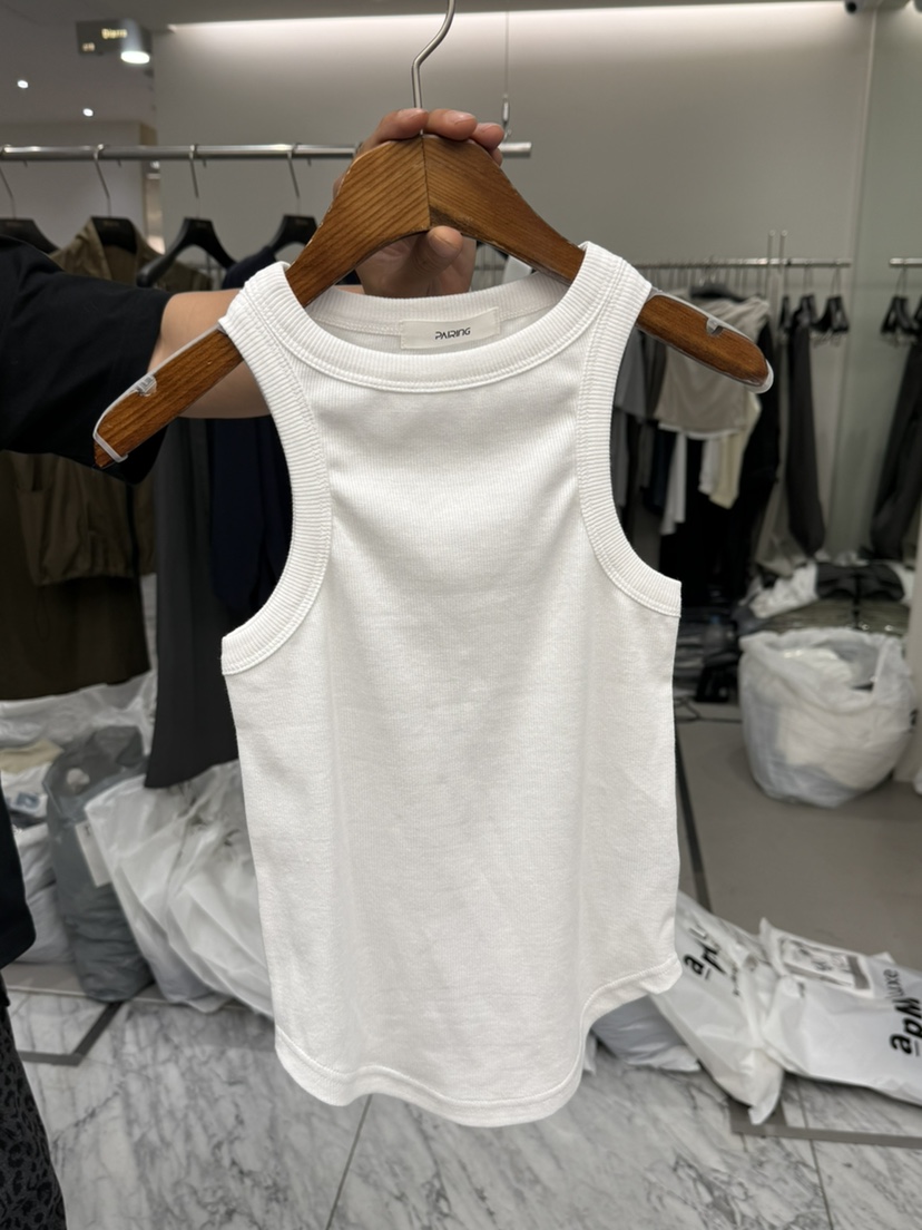 PAIRING韓國東大門代購女士新品熱賣時尚吊帶背心露背羅紋PAIRING吊帶/背心圖色2