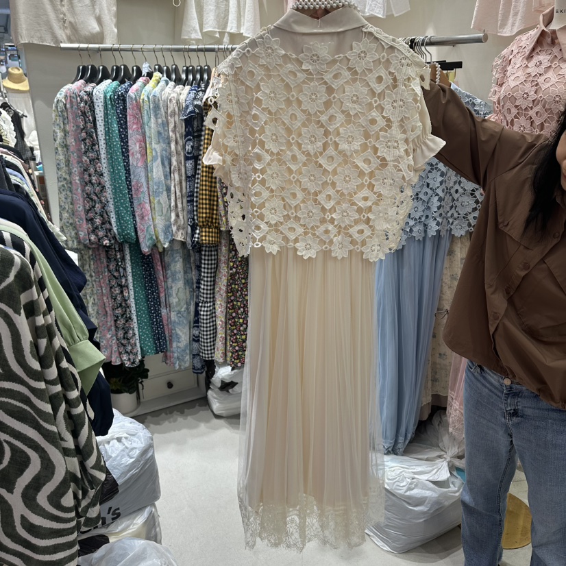 BIKINI韓國直郵女士新品時尚熱賣26夏季休閑連衣裙不含腰帶BIKINI連衣裙