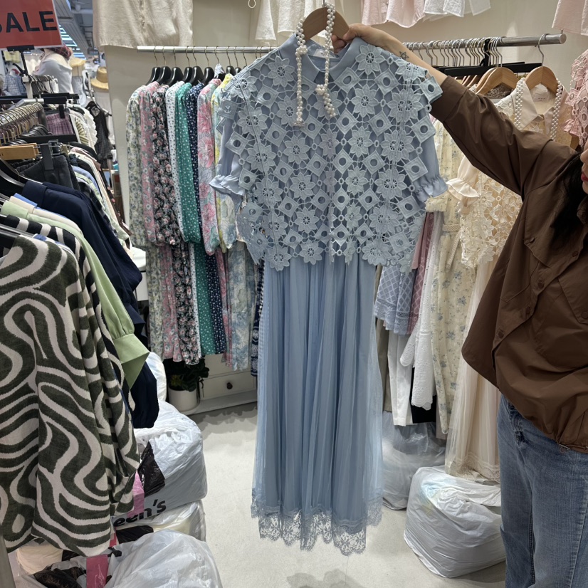 BIKINI韓國直郵女士新品時尚熱賣26夏季休閑連衣裙不含腰帶BIKINI連衣裙圖色2