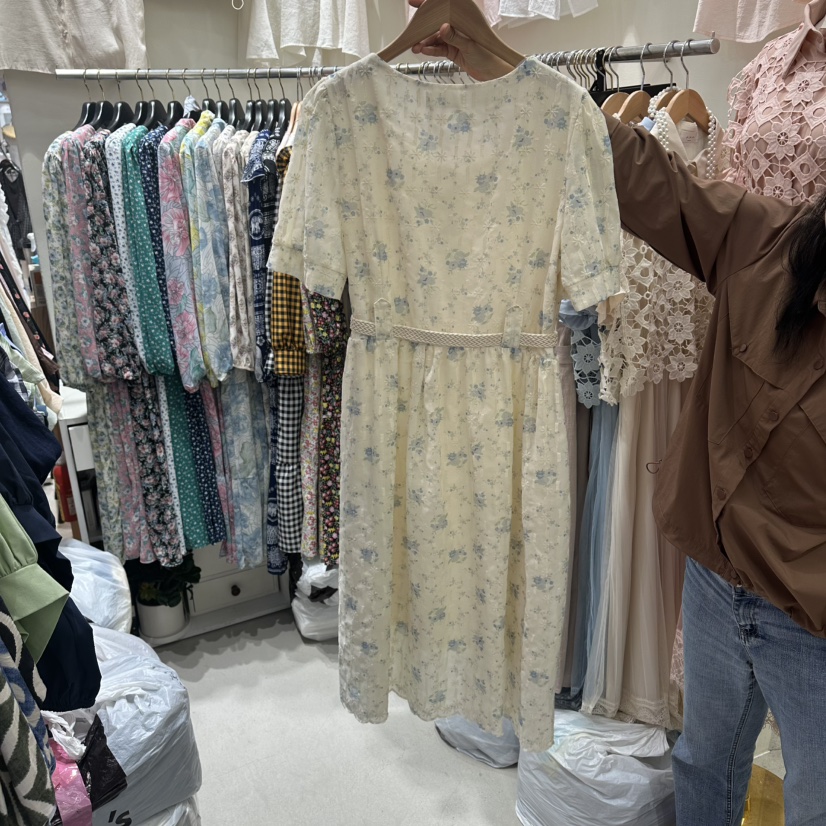 BIKINI韓國直郵女士新品時尚推薦26春夏26夏季連衣裙不含腰帶BIKINI連衣裙
