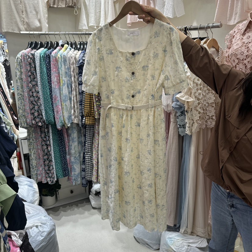 BIKINI韓國直郵女士新品時尚推薦26春夏26夏季連衣裙不含腰帶BIKINI連衣裙圖色2