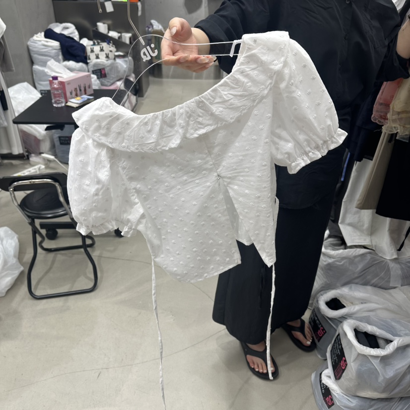 JUDYQUE韓國東大門代購女士新款熱賣休閑職業26春夏襯衫蕾絲衫JUDYQUE襯衫/蕾絲衫