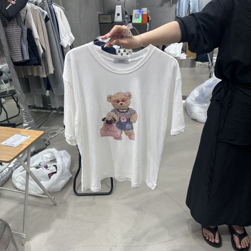 JUDYQUE東大門實拍韓國女裝新款職業休閑26春夏熱賣26夏季T恤JUDYQUET恤圖色1