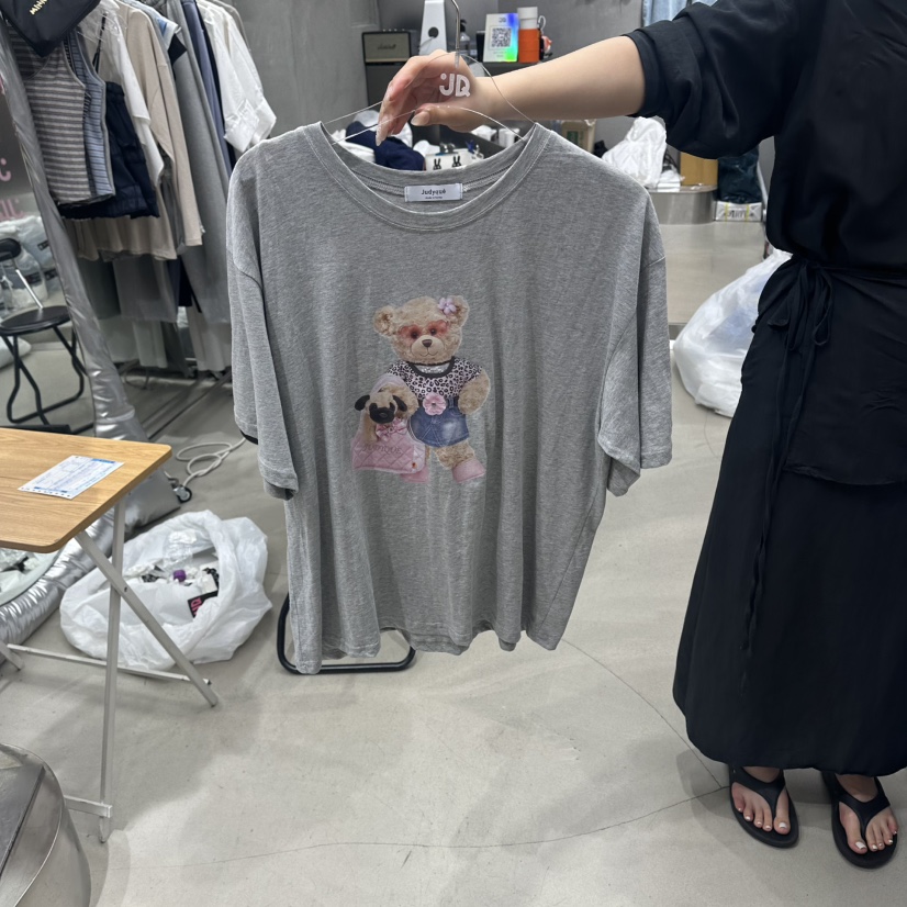 JUDYQUE東大門實拍韓國女裝新款職業休閑26春夏熱賣26夏季T恤JUDYQUET恤圖色2