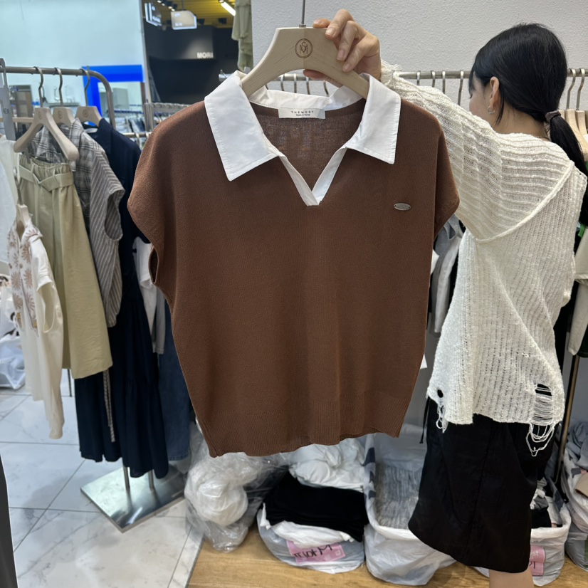 THE MOST-Q東大門實拍韓國女士新款熱賣時尚職業26春夏T恤THE MOSTT恤圖色5
