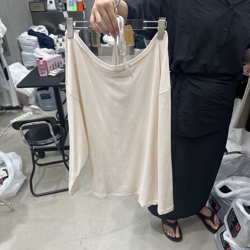 JUDYQUE東大門實拍韓國女士新品26夏季時尚人氣長袖T恤蕾絲JUDYQUE長袖T恤