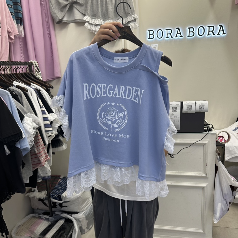 BORA BORA韓國東大門直郵女裝新款熱賣推薦26春夏人氣T恤BORA BORAT恤圖色3