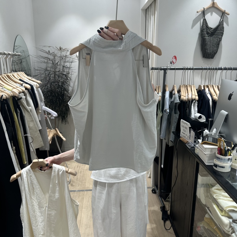 DDAY韓國直郵實拍女士新品26春夏時尚人氣休閑推薦吊帶背心DDAY吊帶/背心