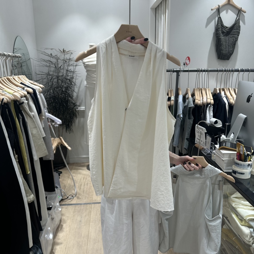 DDAY韓國直郵實拍女士新品26春夏時尚人氣休閑推薦吊帶背心DDAY吊帶/背心圖色1