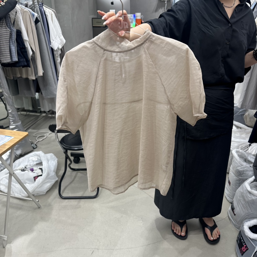 JUDYQUE韓國直郵實拍女士新品時尚人氣休閑襯衫蕾絲衫圍巾JUDYQUE襯衫/蕾絲衫圖色2