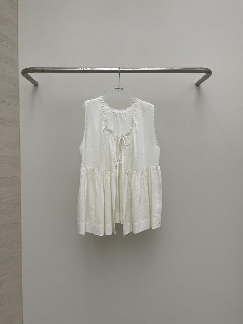 ATMOSPHERE韓國直郵實拍女裝新品人氣熱賣時尚吊帶背心亞麻ATMOSPHERE/BLING吊帶/背心圖色1