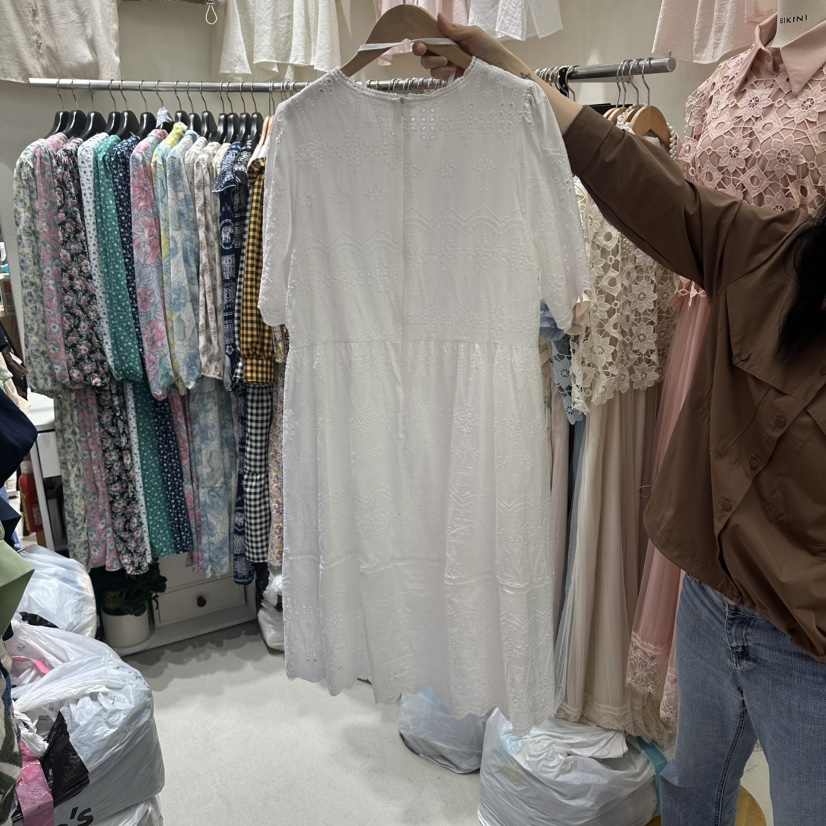 BIKINI韓國東大門代購女裝新款26春夏時尚連衣裙不含項鏈BIKINI連衣裙