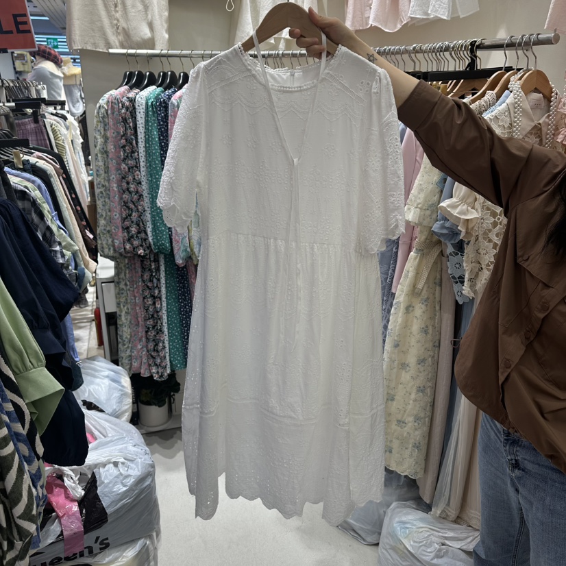 BIKINI韓國東大門代購女裝新款26春夏時尚連衣裙不含項鏈BIKINI連衣裙圖色2