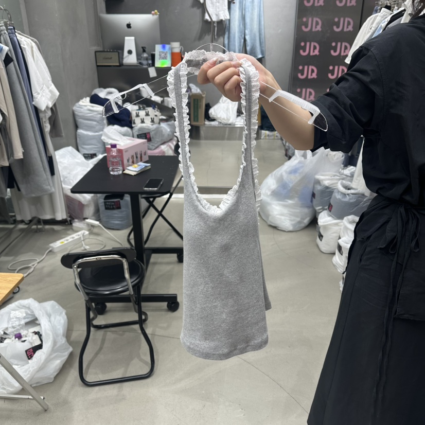 JUDYQUE韓國直郵女士新品26春夏職業26夏季休閑時尚吊帶背心JUDYQUE吊帶/背心圖色1