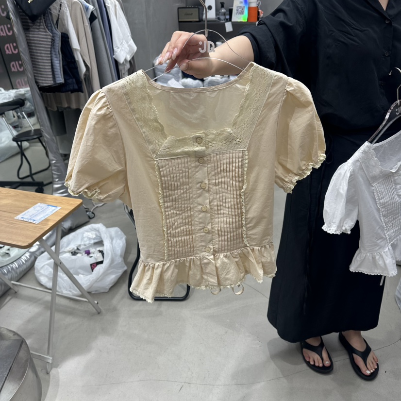 JUDYQUE韓國代購女士新品推薦休閑職業時尚熱賣襯衫蕾絲衫JUDYQUE襯衫/蕾絲衫圖色2