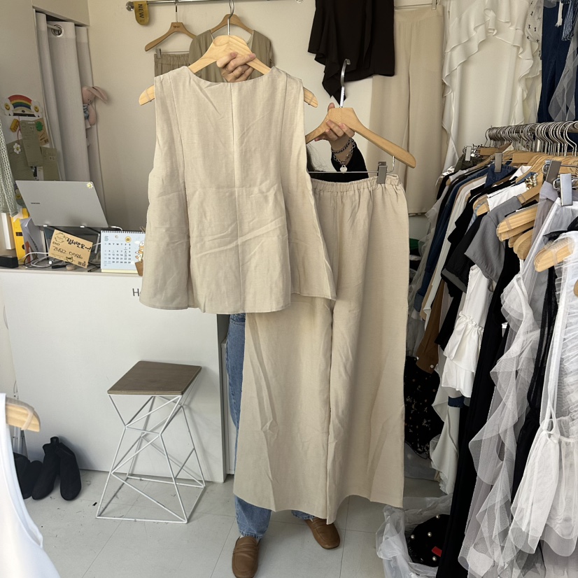 HOJAE韓國直郵女裝新品26夏季人氣職業時尚推薦休閑26春夏套裝MID-LEVEL JUMP套裝