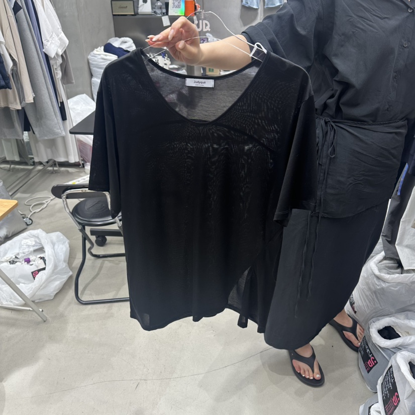 JUDYQUE東大門實拍韓國女裝新品熱賣26夏季推薦休閑26春夏T恤JUDYQUET恤圖色3