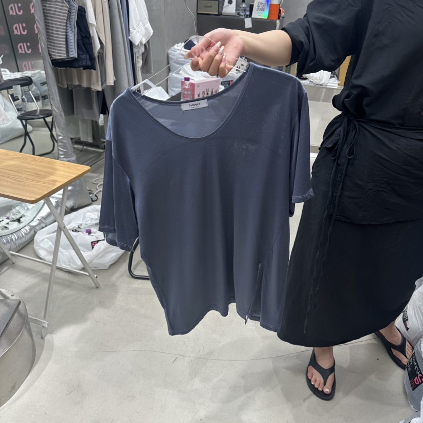 JUDYQUE東大門實拍韓國女裝新品熱賣26夏季推薦休閑26春夏T恤JUDYQUET恤圖色4