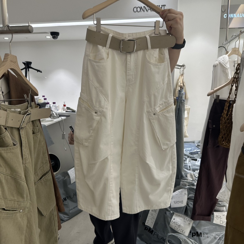 CONNAUGHT/DAILYJUD韓國直郵女士新款時尚休閑休閑褲含腰帶CONNAUGHT/DAILYJUD休閑褲圖色2