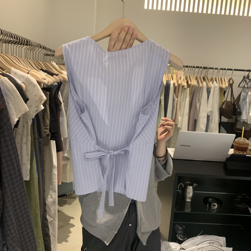 PLATE韓國直郵女裝新品職業26春夏時尚休閑熱賣襯衫蕾絲衫PLATE襯衫/蕾絲衫