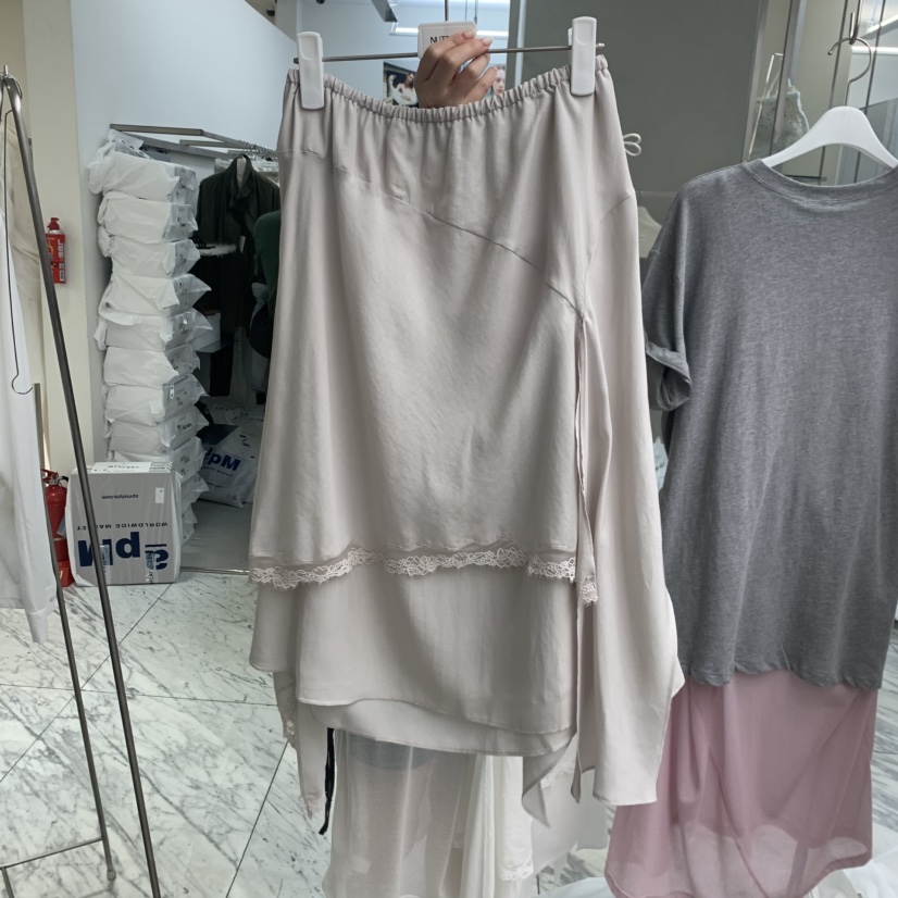 NUTPLAN韓國直郵實拍女士新款26春夏休閑熱賣半身裙中短裙NUTPLAN半身裙/中短裙圖色1