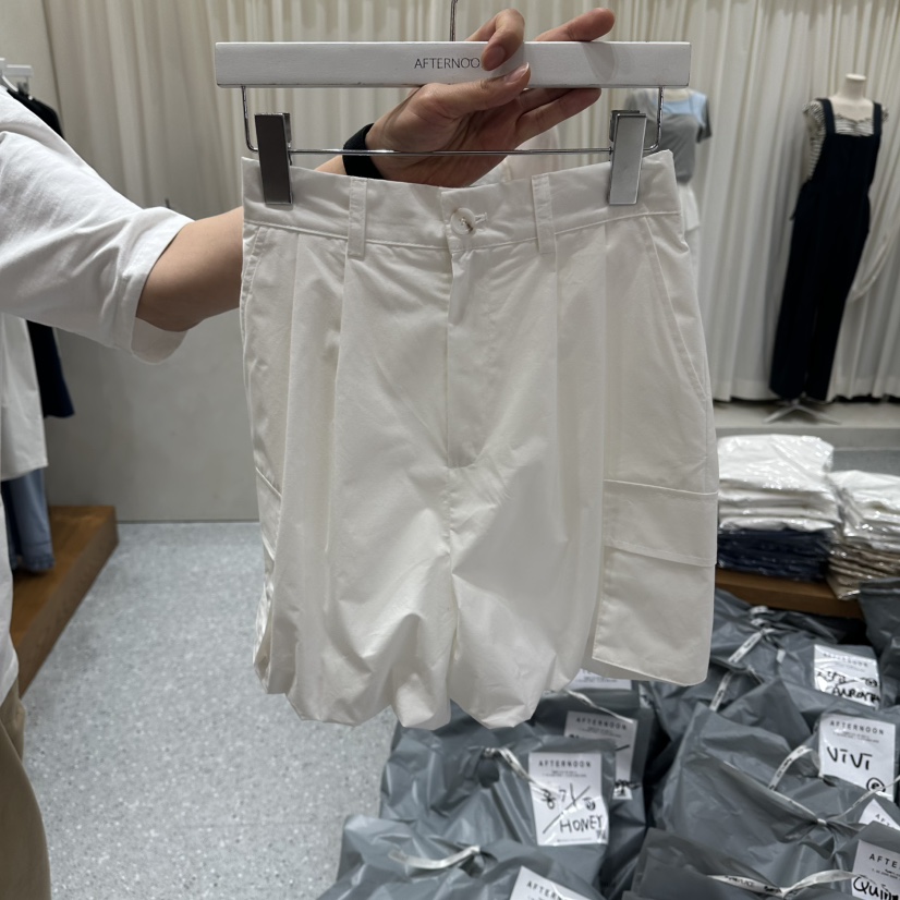 AFTERNOON韓國直郵實拍女裝新品26春夏推薦熱賣26夏季短褲AFTERNOON短褲圖色1