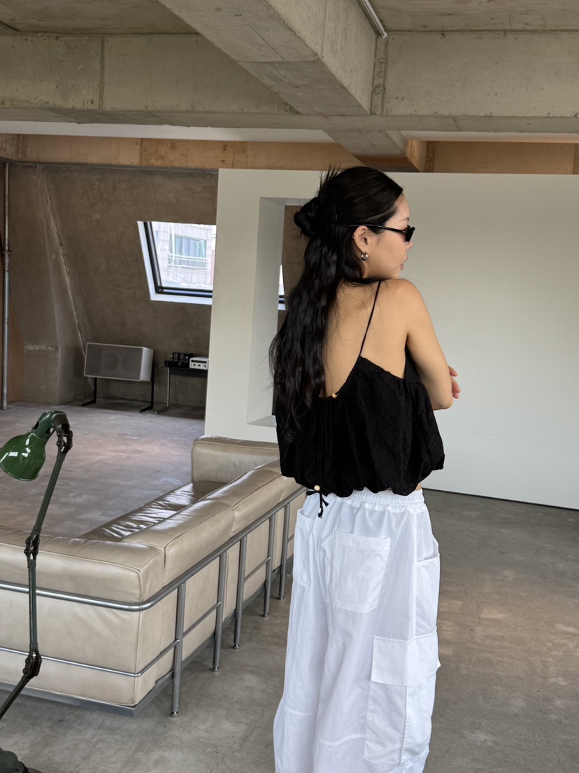 LIMLIMLIM韓國直郵實拍女裝新款職業26春夏熱賣吊帶背心刺繡LIM LIM LIM吊帶/背心