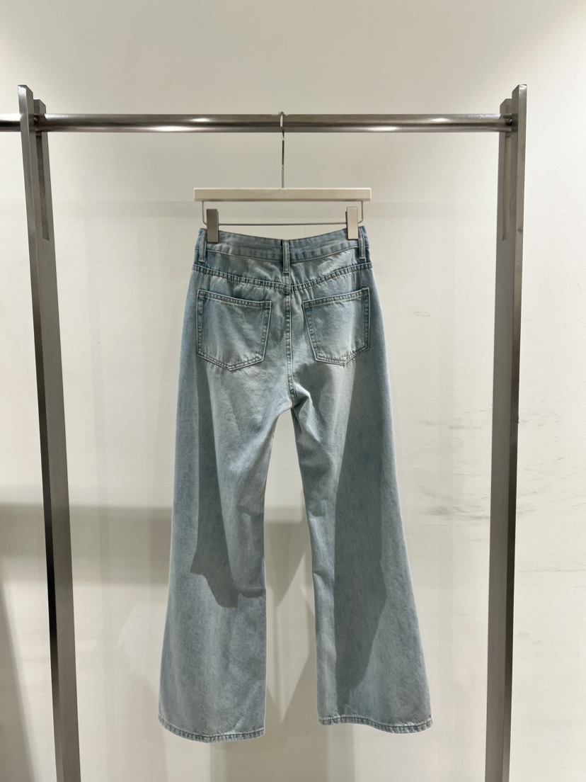 MENTOR韓國直郵女裝新款26夏季26春夏職業推薦時尚牛仔褲MENTOR牛仔褲