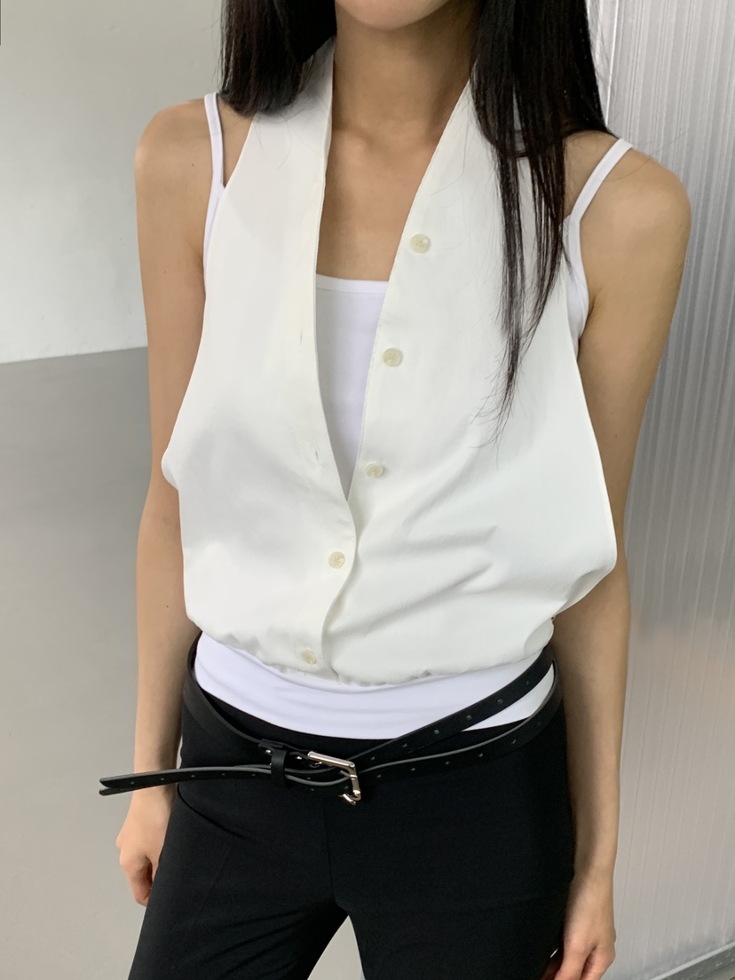 STAGE韓國東大門直郵女士新品時尚26夏季職業推薦吊帶背心STAGE吊帶/背心