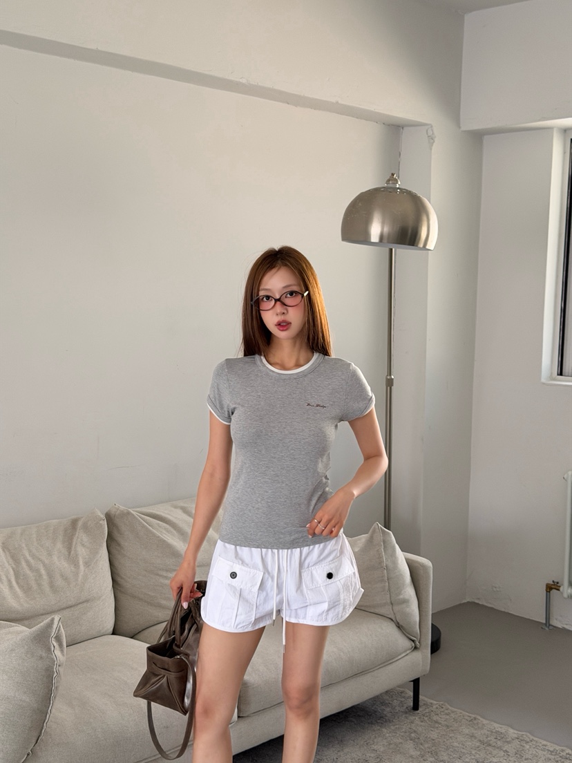 MARKE-P韓國直郵女士新款26春夏推薦職業休閑時尚短褲工裝MARKE-P短褲
