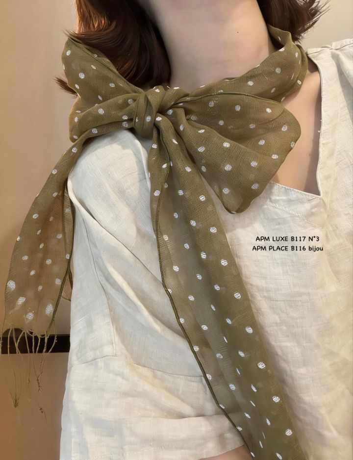 N3韓國直郵實拍女士新品推薦休閑時尚26春夏圍巾披肩亞麻N3圍巾/披肩