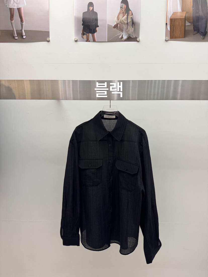 AMOOD韓國東大門直郵女士新品時尚26春夏熱賣推薦襯衫蕾絲衫AMOOD襯衫/蕾絲衫圖色4