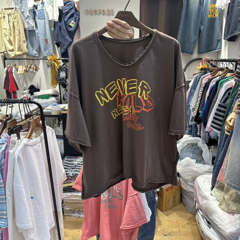 YESFREE韓國直郵女士新品休閑人氣26春夏熱賣職業時尚T恤YESFREET恤圖色3