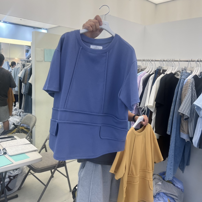 NON CLIP韓國直郵實拍女裝新款休閑推薦時尚26春夏熱賣T恤NON CLIPT恤圖色3