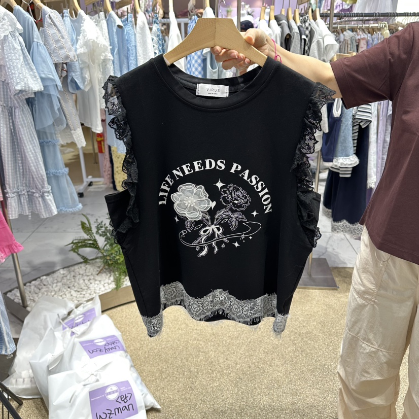 VIRUS東大門實拍韓國女裝新品熱賣職業休閑26春夏吊帶背心VIRUS吊帶/背心圖色2