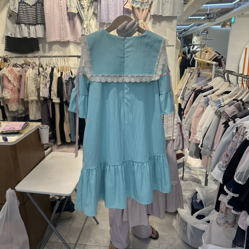 PAPA韓國東大門直郵女裝新品人氣26春夏職業推薦休閑連衣裙Papaine/HALMADE連衣裙