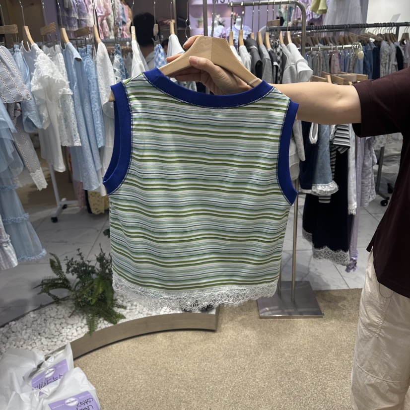 VIRUS韓國代購女士新品26春夏休閑人氣推薦26夏季吊帶背心VIRUS吊帶/背心